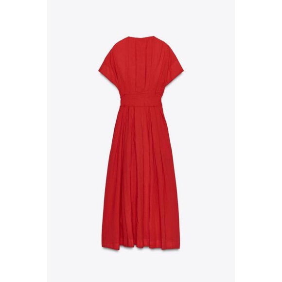 ZARA ZW COLLECTION MIDI DARTED DRESS - Picture 7 of 8